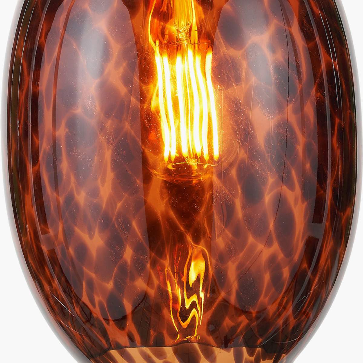 Pacific Lifestyle Lucien Tortoiseshell Glass Pendant - Image 13