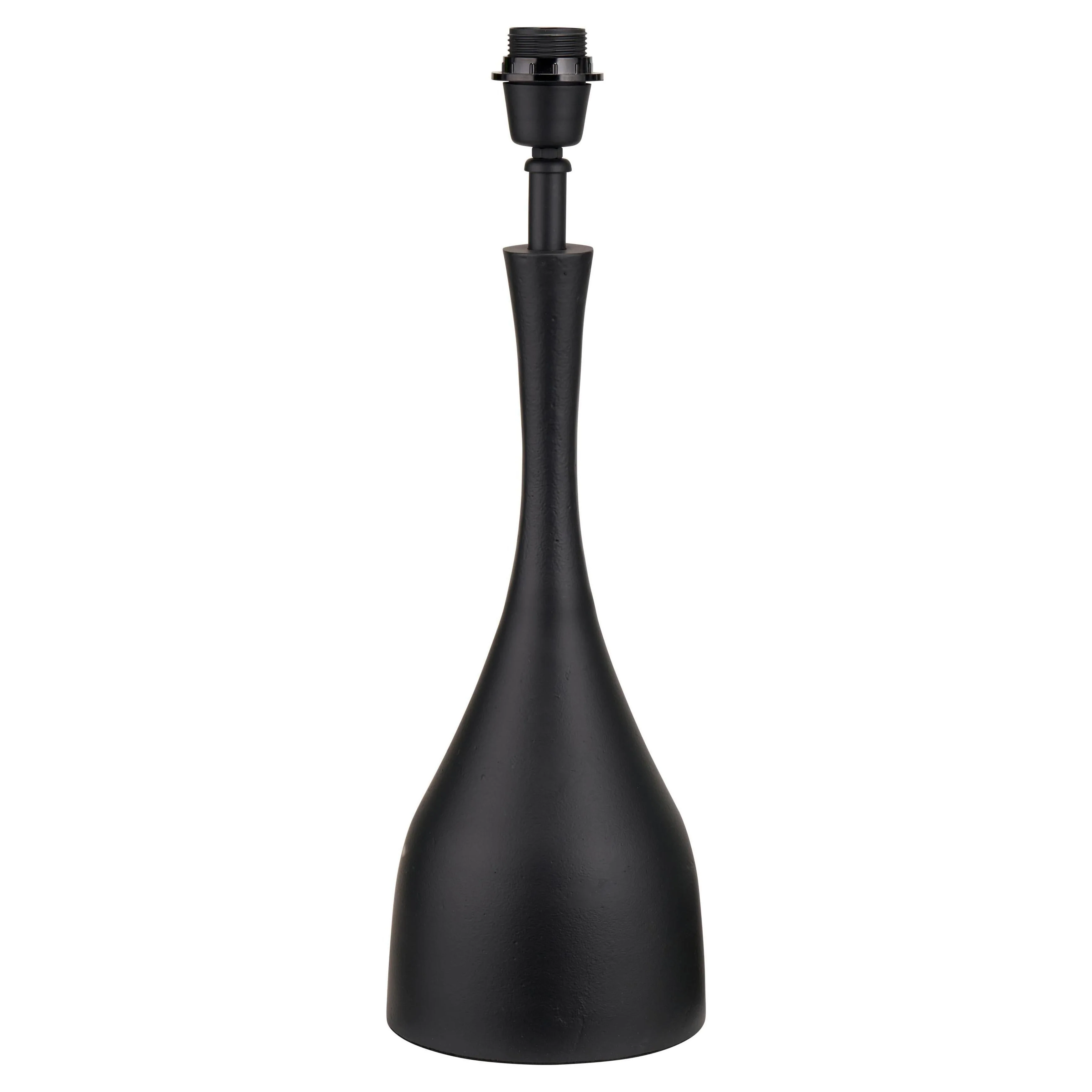 Pacific Lifestyle Maja Matt Black Metal Curved Table Lamp Base