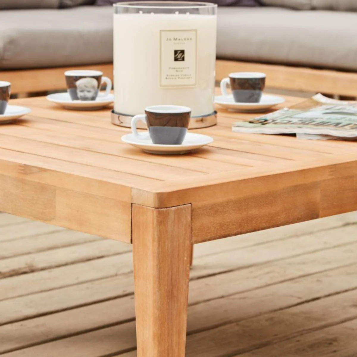 Pacific Lifestyle Malta Outdoor Corner Seating Set - Image 30