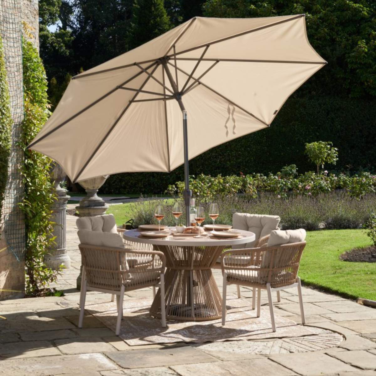 Pacific Lifestyle Martic Outdoor 4 Seater Dining Set - Image 20