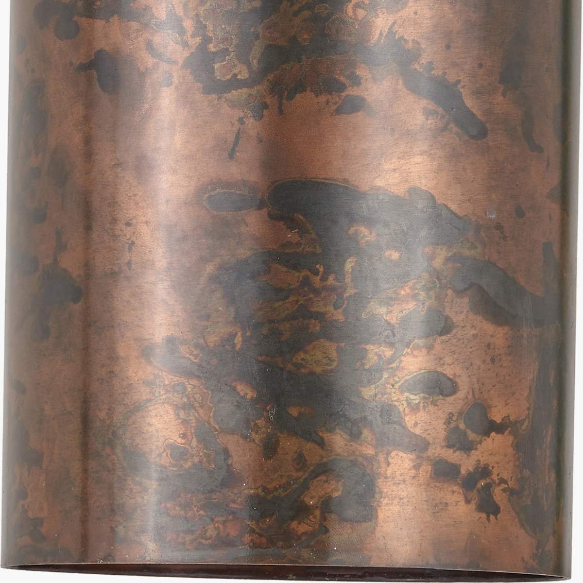 Pacific Lifestyle Mason Copper Effect Tall Domed Metal Pendant - Image 4