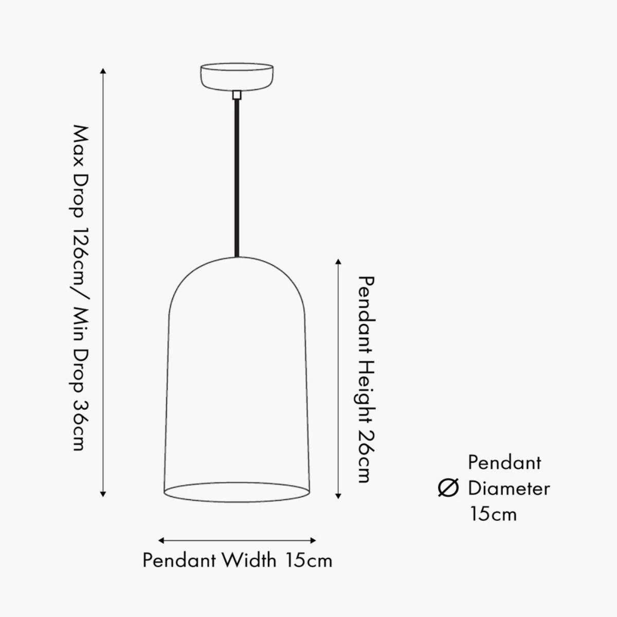 Pacific Lifestyle Mason Copper Effect Tall Domed Metal Pendant - Image 9