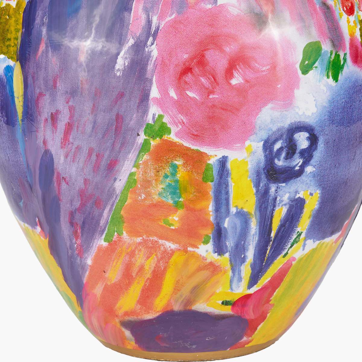 Pacific Lifestyle Matisse Multi Colour Ceramic Urn Table Lamp Base - Image 5