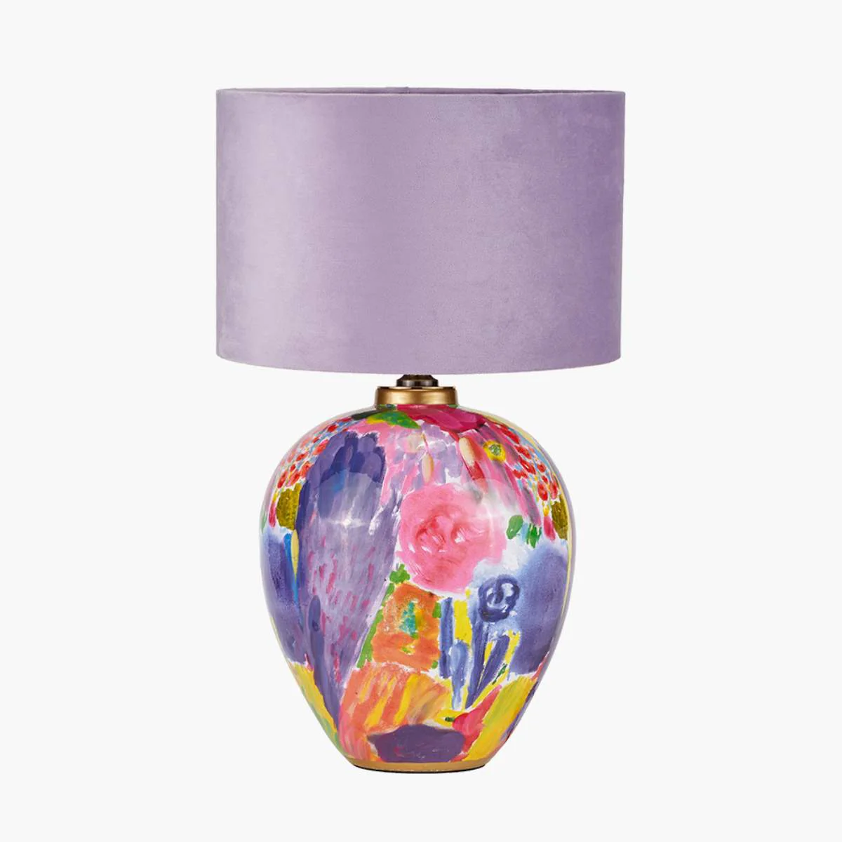Pacific Lifestyle Matisse Multi Colour Ceramic Urn Table Lamp Base - Image 8