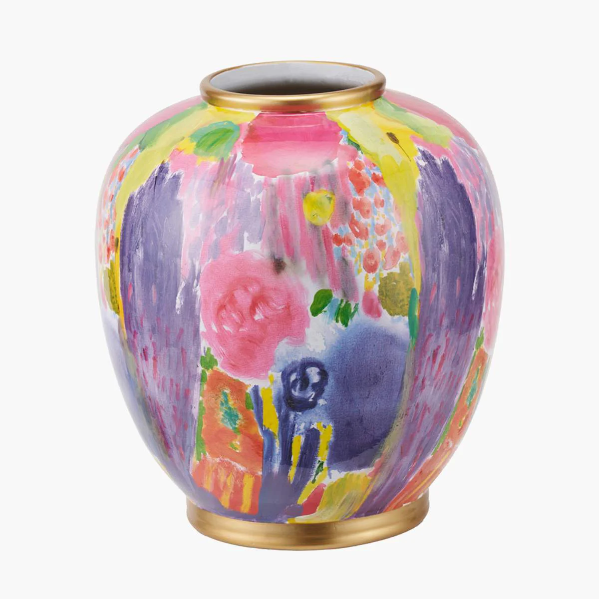 Pacific Lifestyle Matisse Multi Colour Ceramic Urn Vase - Image 2