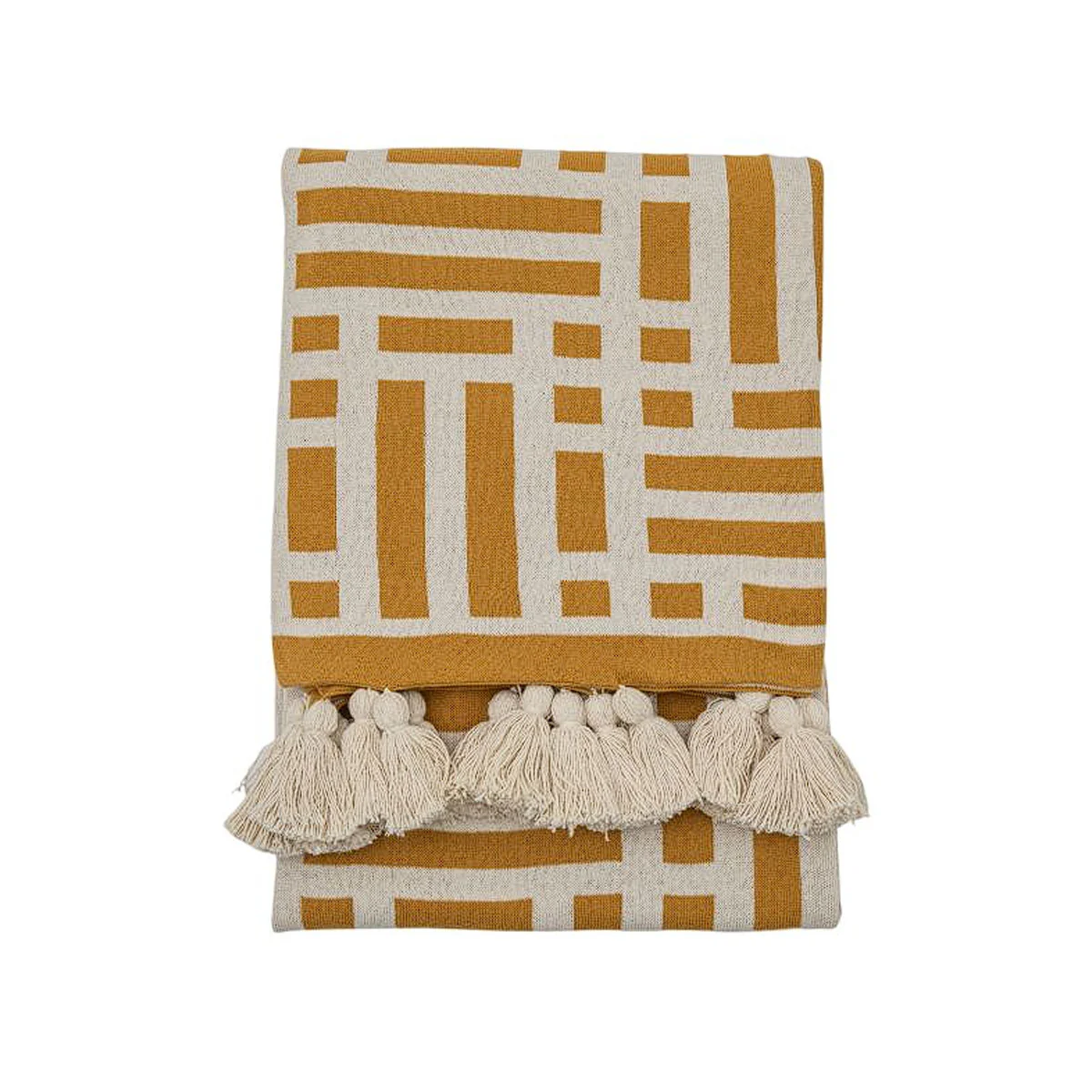 Gallery Direct Meton Knitted Tassel Throw - Image 2