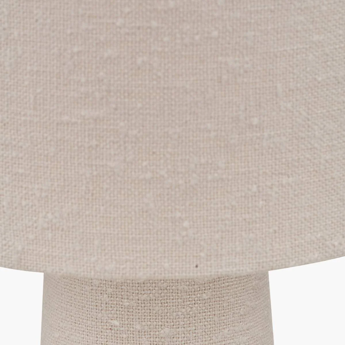 Pacific Lifestyle Mirissa White Slubby Handloom Fabric Floor Lamp - Image 5