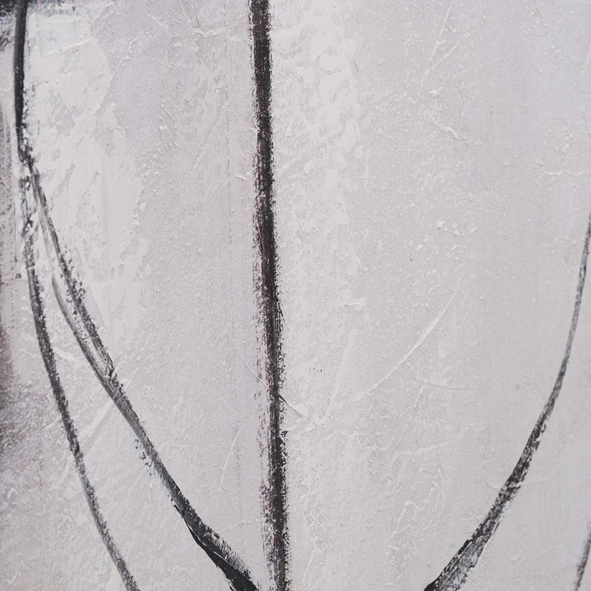 Pacific Lifestyle Monochrome Abstract Canvas with Black Frame - Image 6