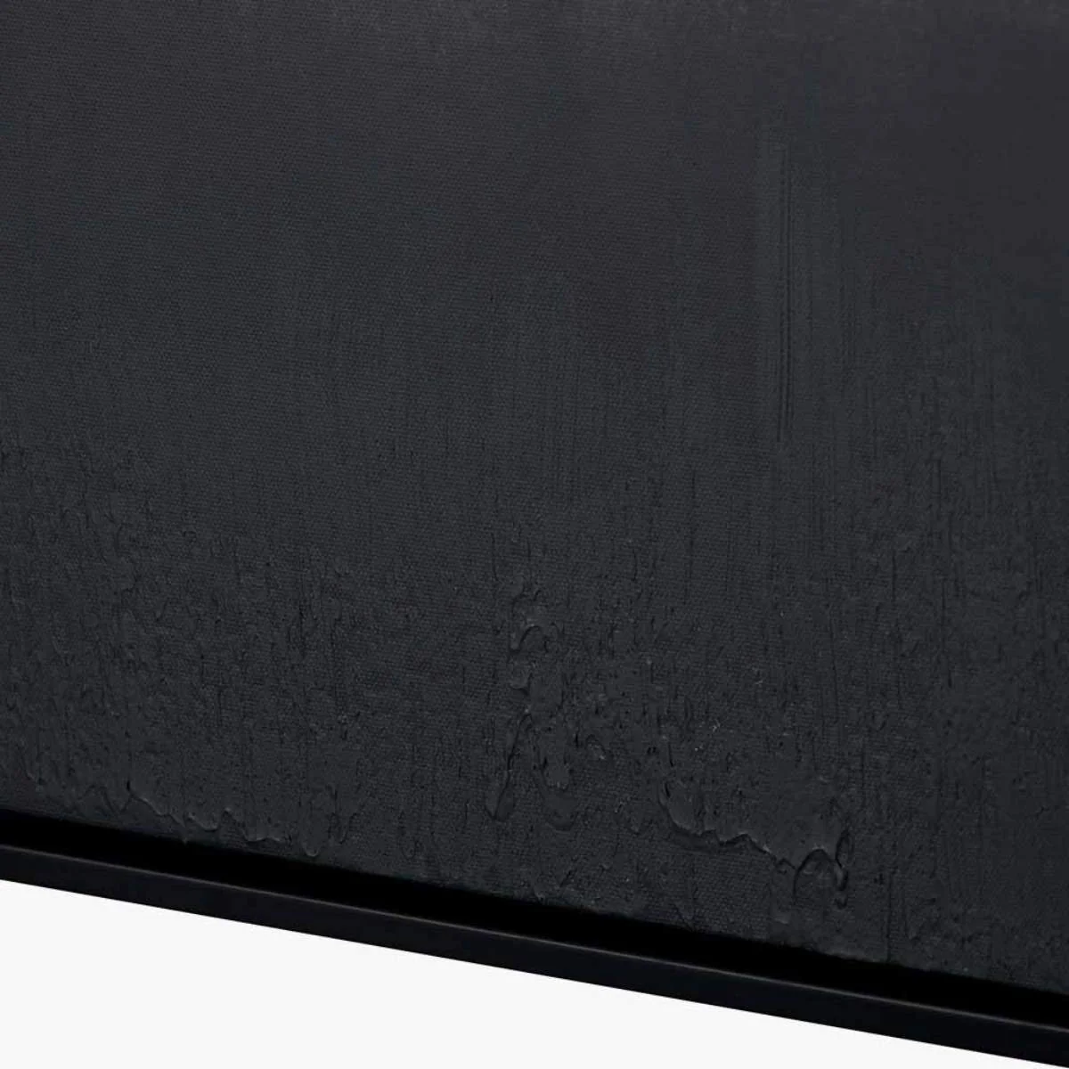 Pacific Lifestyle Monochrome Abstract Square Canvas with Black Frame - Image 4