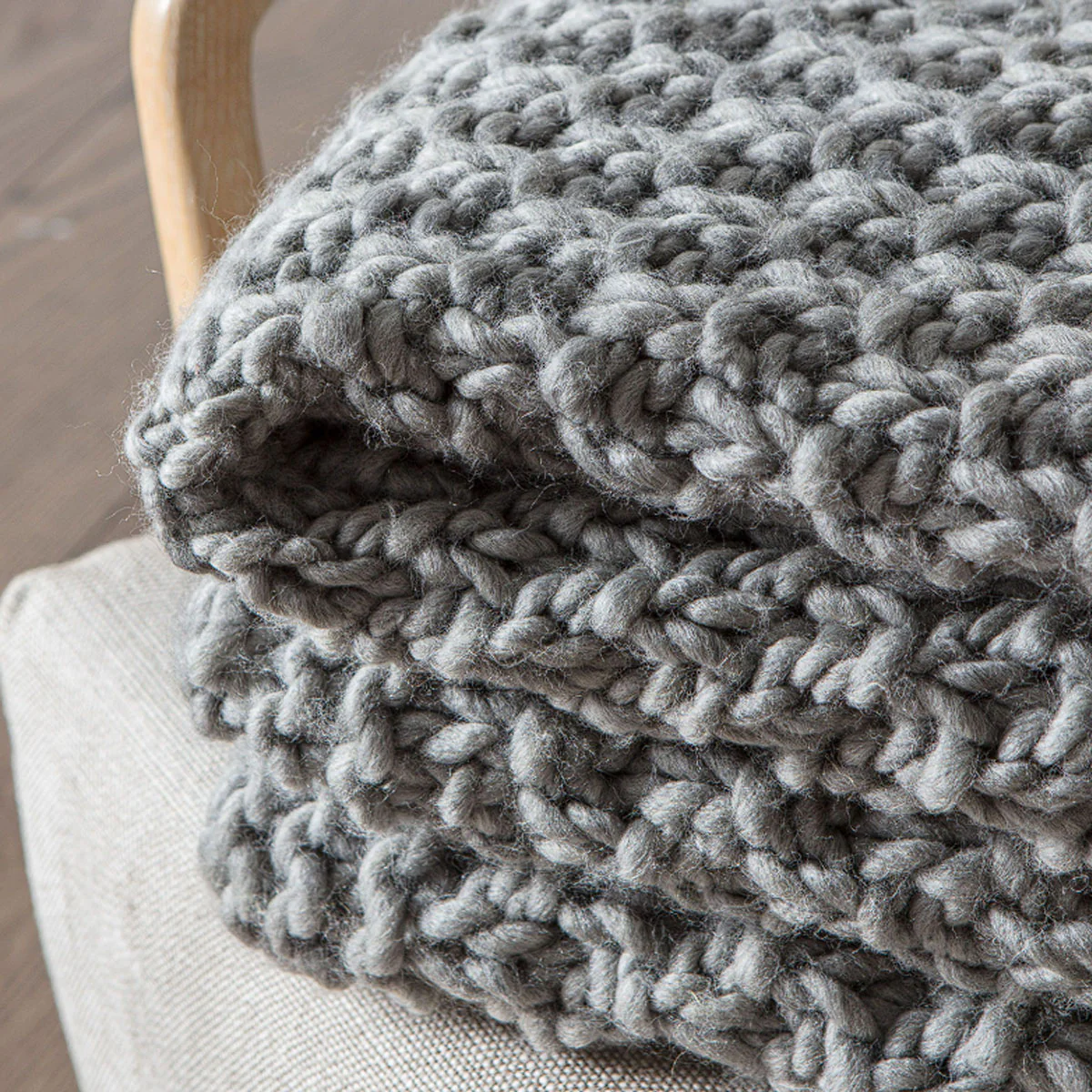 Gallery Direct Moss Chunky Knitted Throw - Image 5