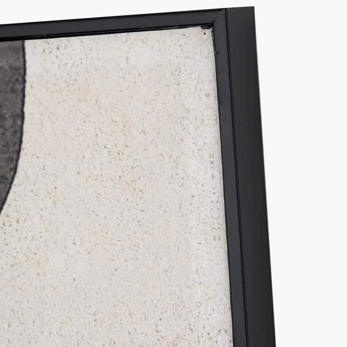 Pacific Lifestyle Natural and Black Abstract Ovals Framed Canvas - Image 6