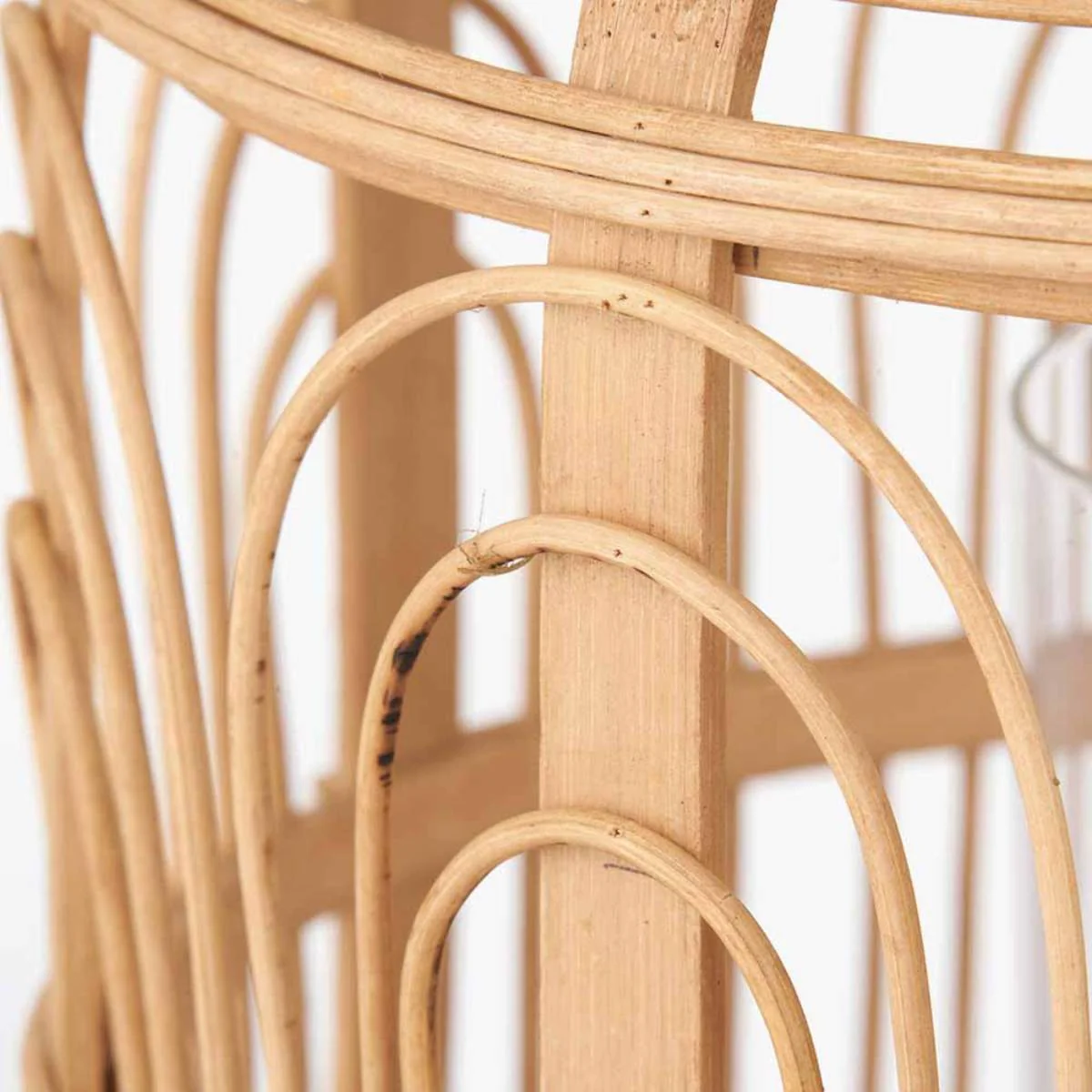 Pacific Lifestyle Natural Bamboo and Glass Lantern - Image 11
