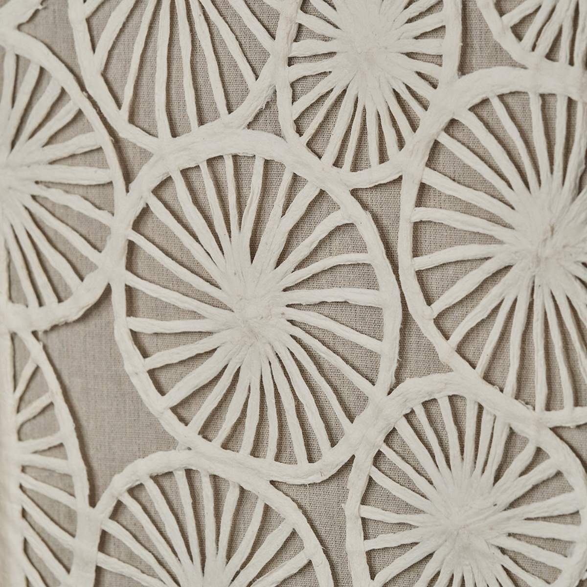 Pacific Lifestyle S/2 Cut Out Pattern Natural Paper Design Wall Art with Natural Frames - Image 6