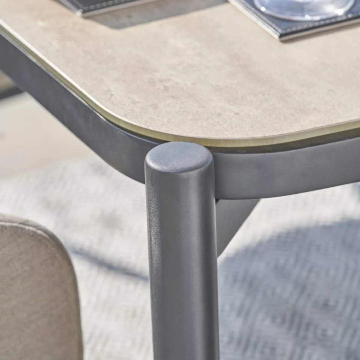 Pacific Lifestyle Nevada Putty Outdoor 6 Seater Dining Set - Image 17
