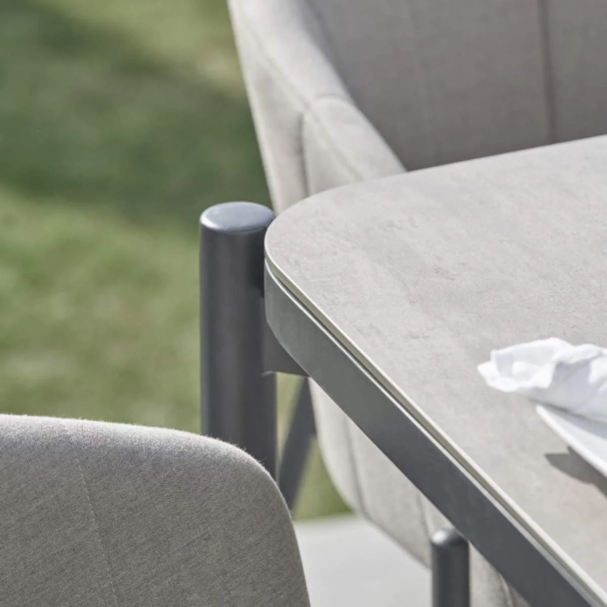 Pacific Lifestyle Nevada Putty Outdoor 6 Seater Dining Set - Image 18