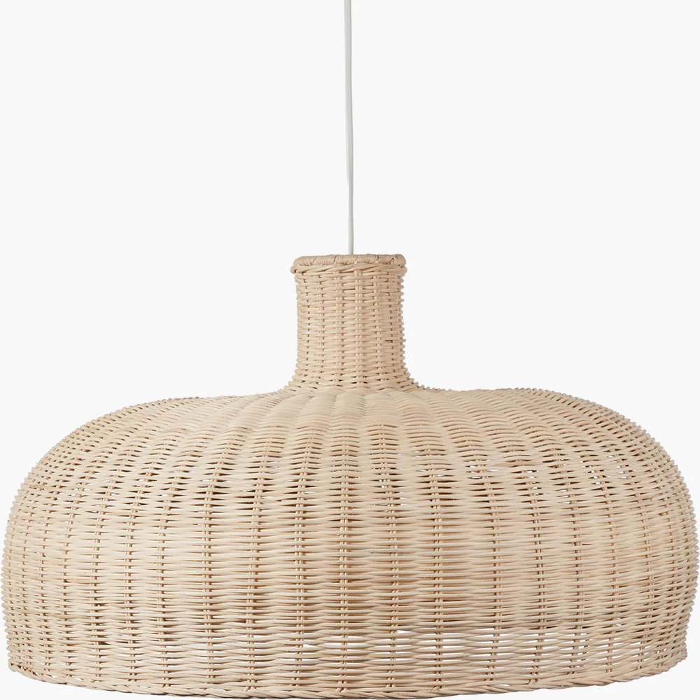 Pacific Lifestyle Nils Natural Rattan Dome Pendant - Image 2