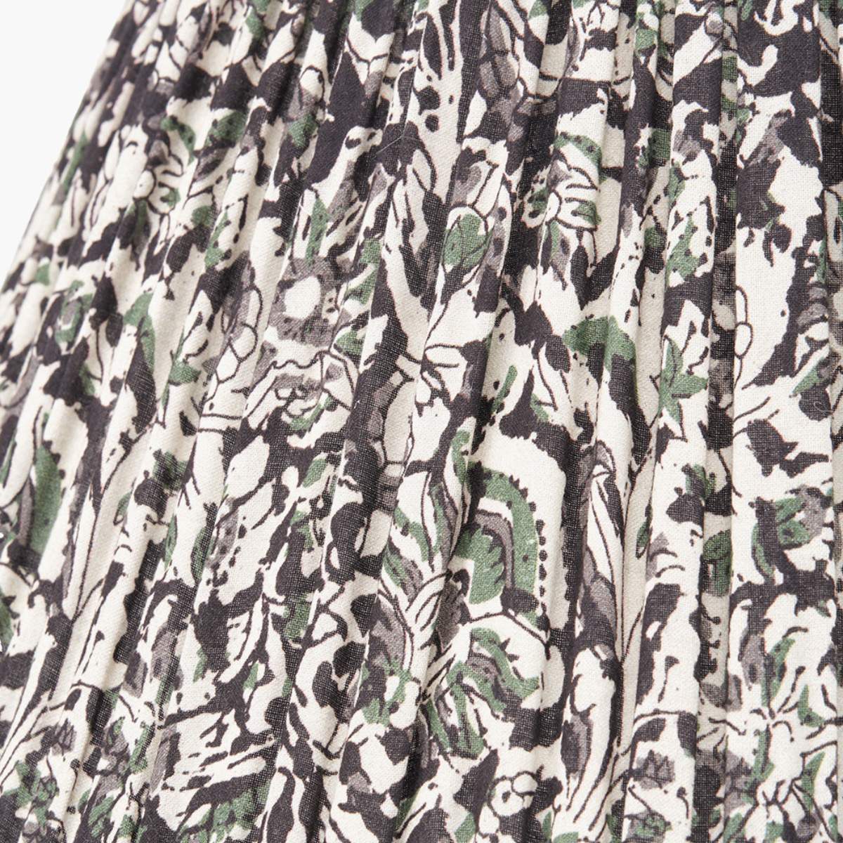 Pacific Lifestyle Ornella Green Floral Design Mushroom Pleat Empire Lamp Shade - Image 14