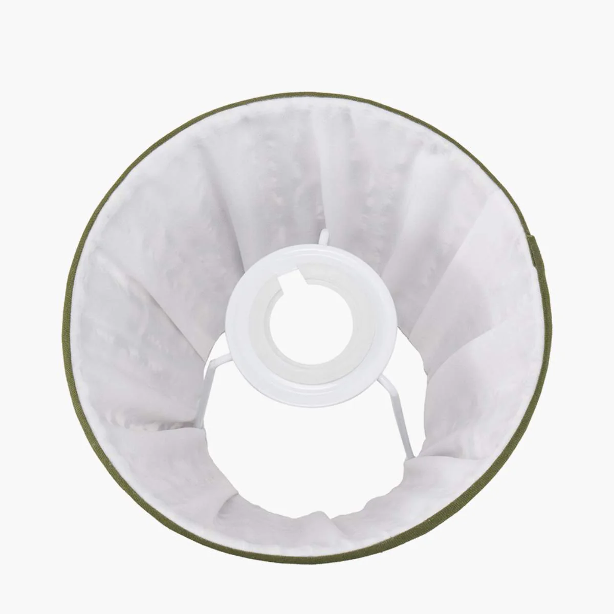 Pacific Lifestyle Ornella Green Floral Design Mushroom Pleat Empire Lamp Shade - Image 4