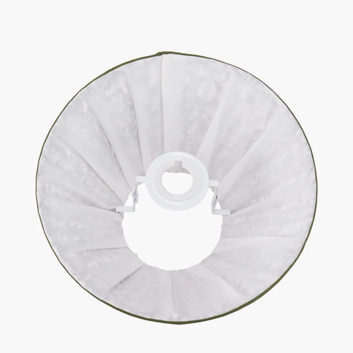Pacific Lifestyle Ornella Green Floral Design Mushroom Pleat Empire Lamp Shade - Image 9