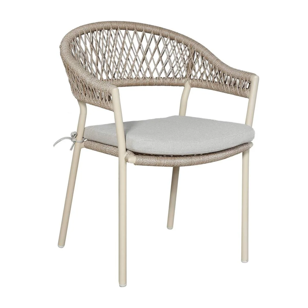 Pacific Lifestyle Osaka Latte Outdoor 6 Seater Dining Set - Image 4