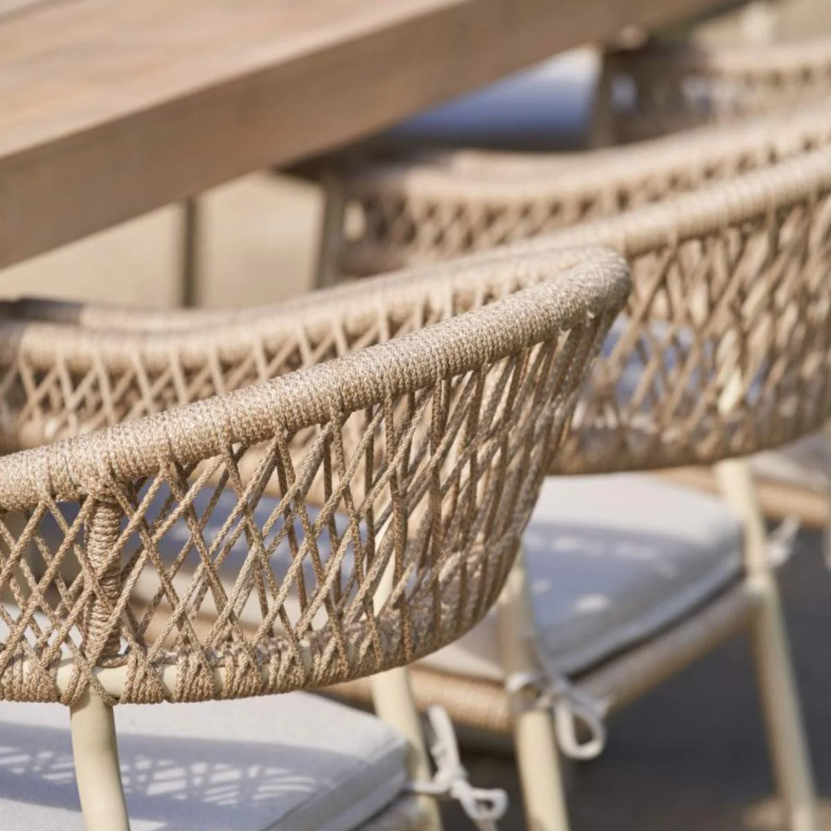 Pacific Lifestyle Osaka Latte Outdoor 8 Seater Dining Set - Image 12