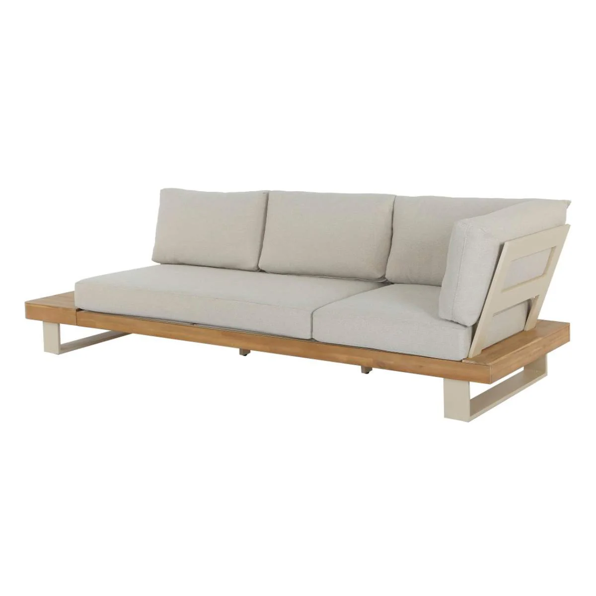 Pacific Lifestyle Osaka Latte Outdoor Corner Seating Set - Image 3