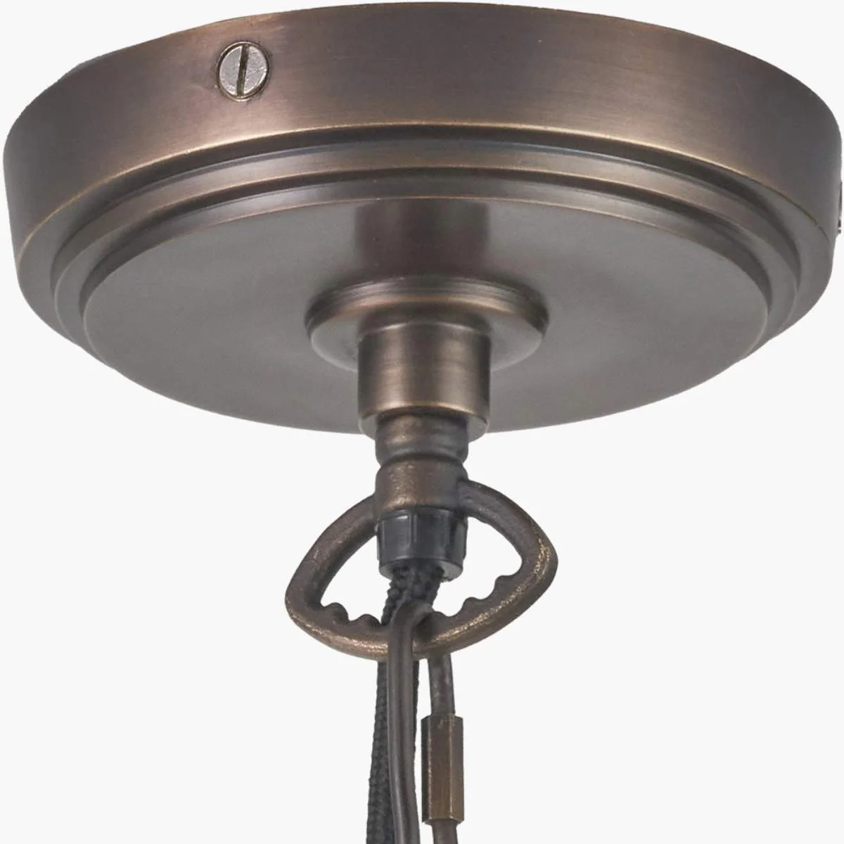 Pacific Lifestyle Piero Antique Bronze Metal 6 Arm Pendant - Image 5