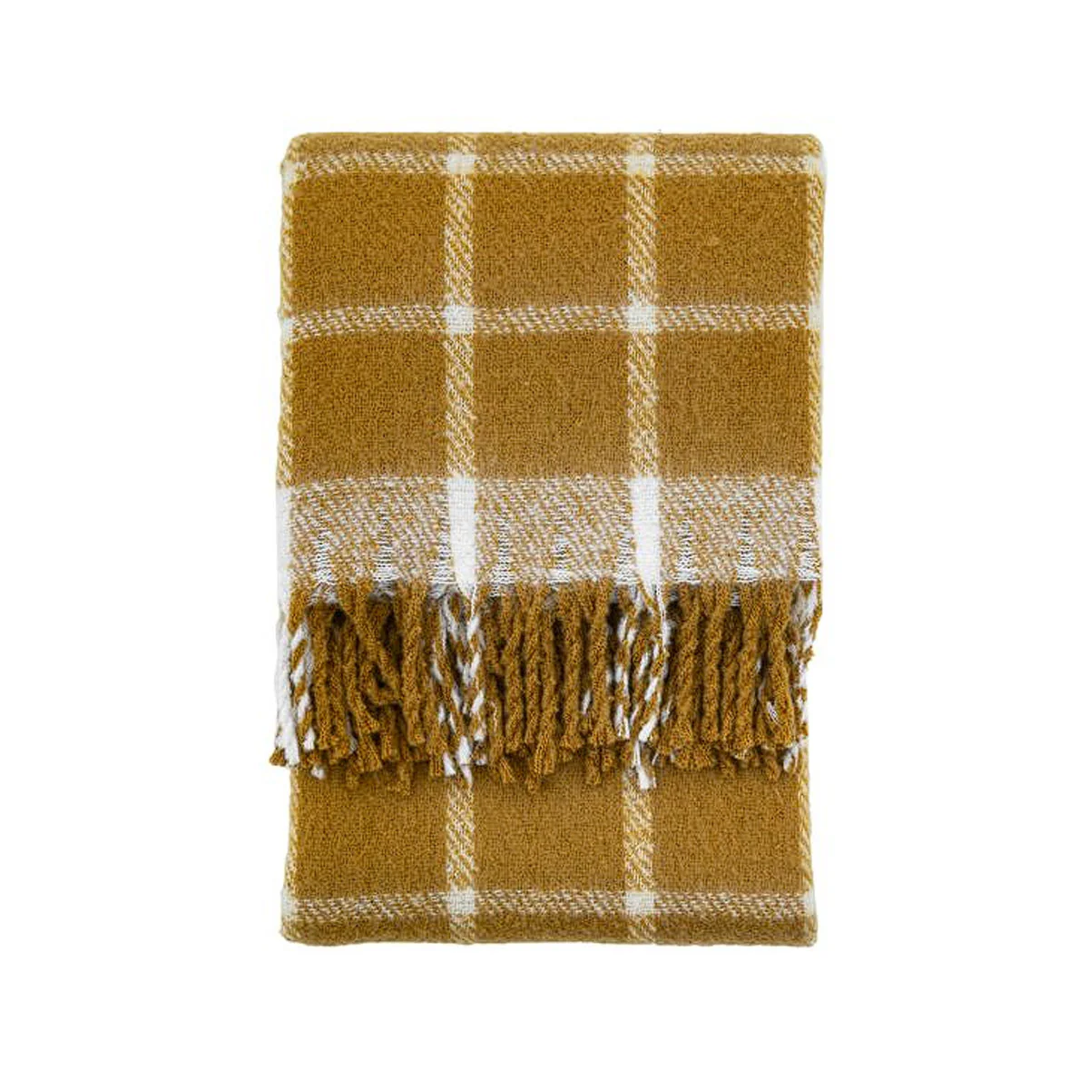 Gallery Direct Poly Faux Mohair Check Throw - Image 3