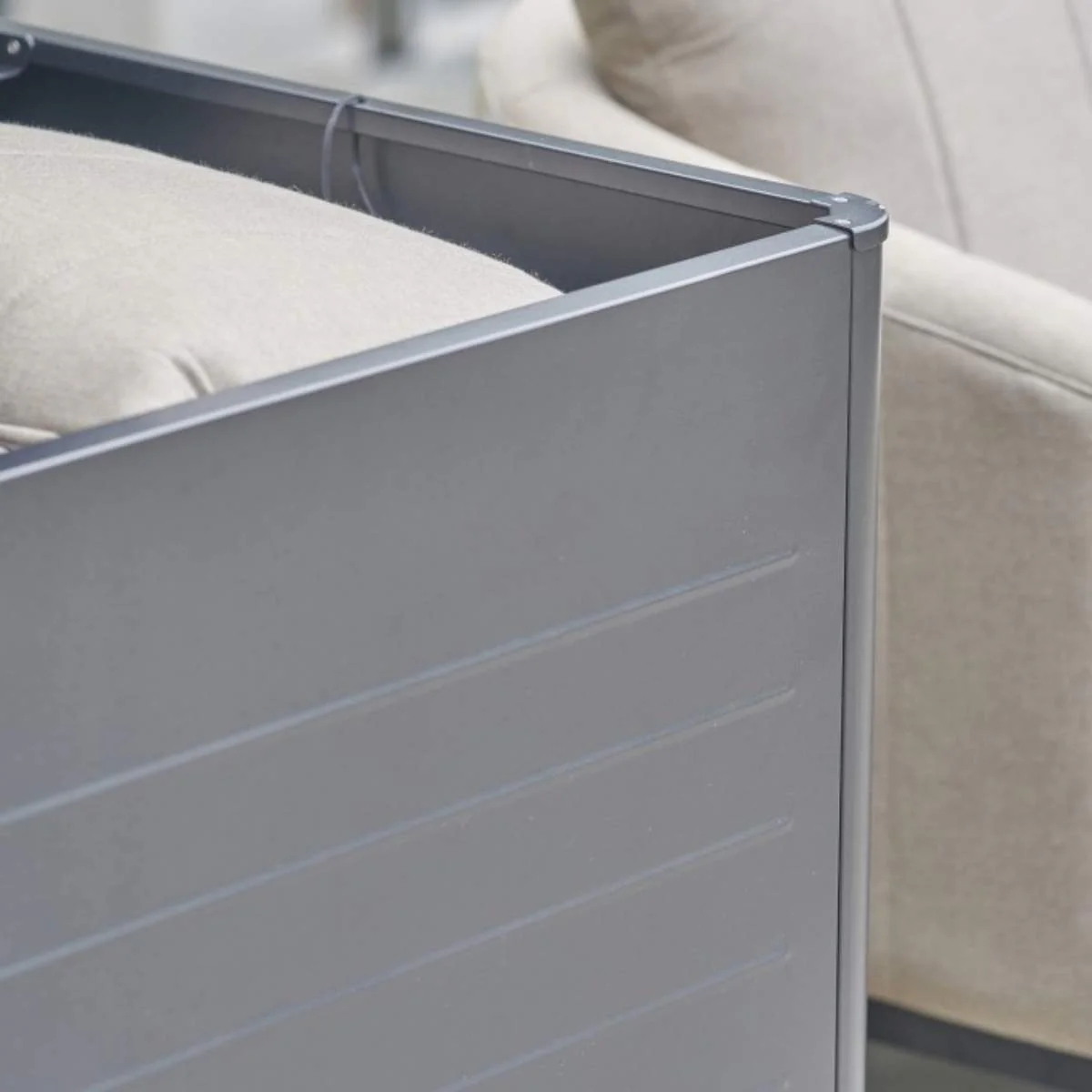 Pacific Lifestyle Rhode Island Large Galvanised Steel Cushion Box Anthracite - Image 17