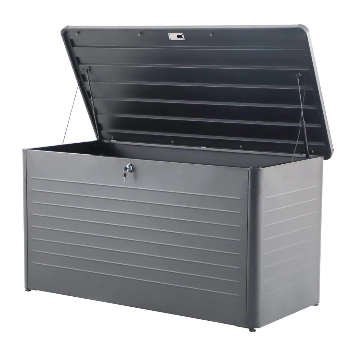 Pacific Lifestyle Rhode Island Large Galvanised Steel Cushion Box Anthracite - Image 4