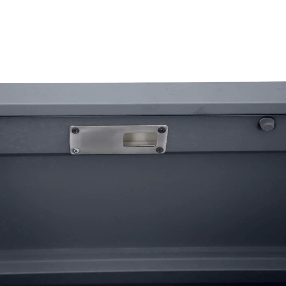 Pacific Lifestyle Rhode Island Large Galvanised Steel Cushion Box Anthracite - Image 8