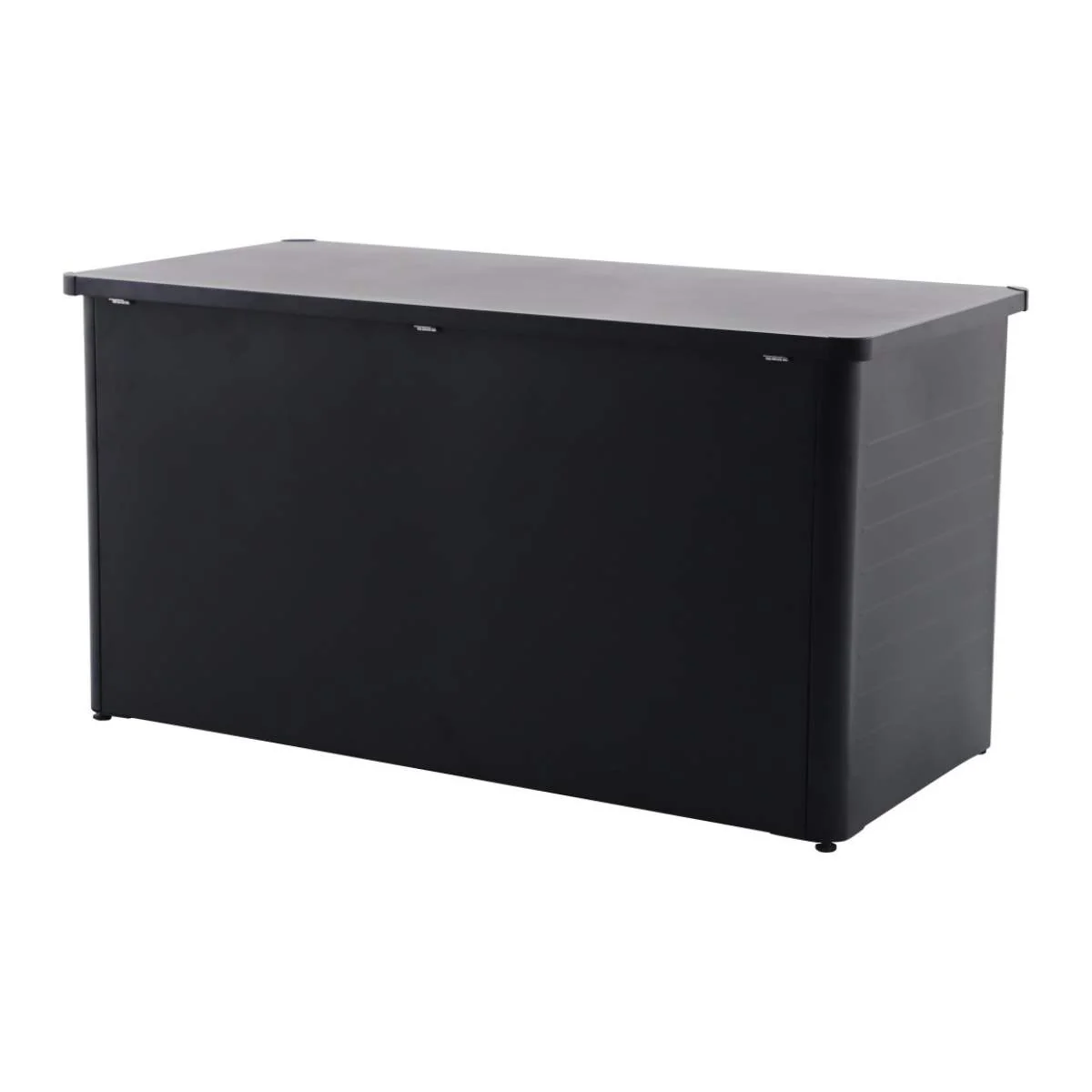 Pacific Lifestyle Rhode Island Large Galvanised Steel Cushion Box Black - Image 3