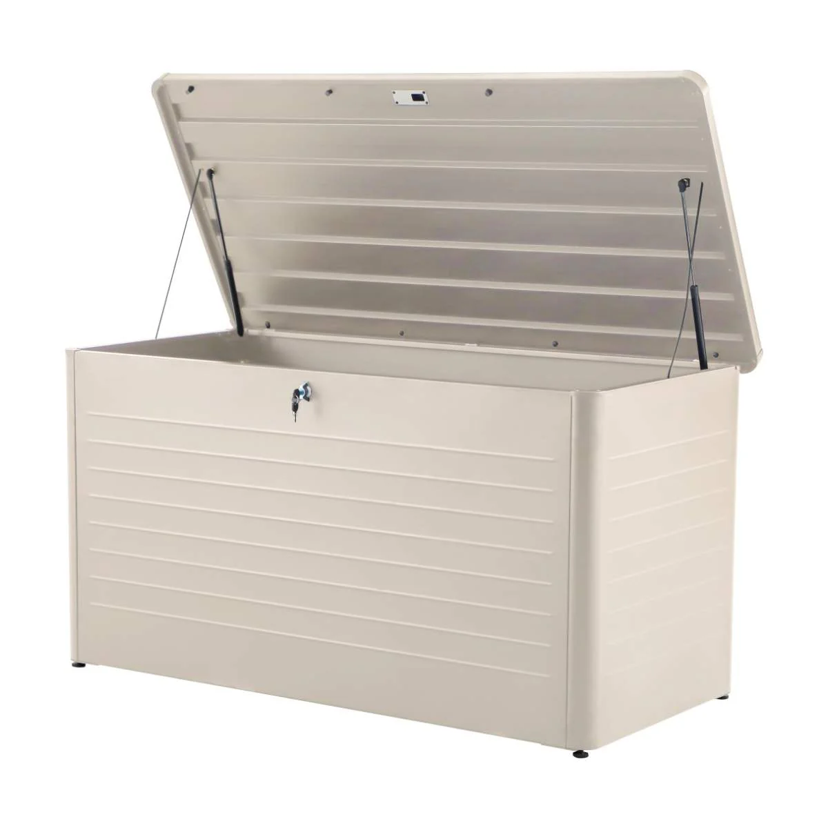 Pacific Lifestyle Rhode Island Large Galvanised Steel Cushion Box Pebble - Image 4