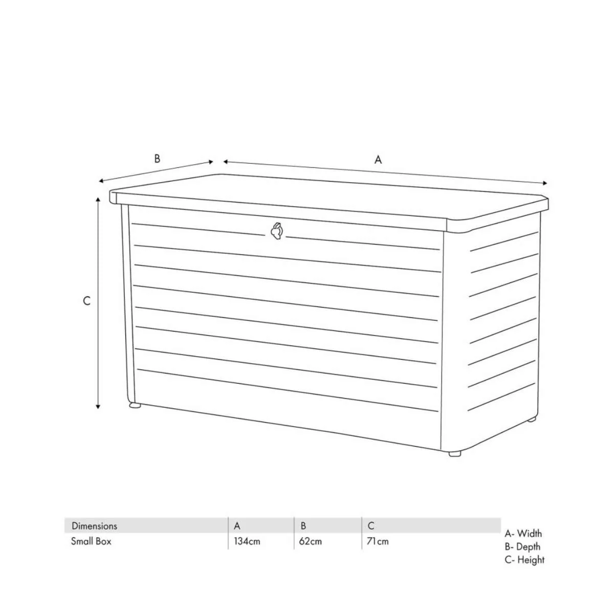 Pacific Lifestyle Rhode Island Small Galvanised Steel Cushion Box Anthracite - Image 25