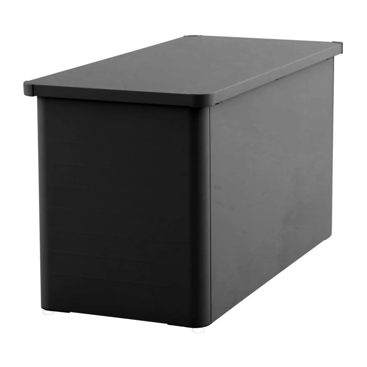 Pacific Lifestyle Rhode Island Small Galvanised Steel Cushion Box Black - Image 3