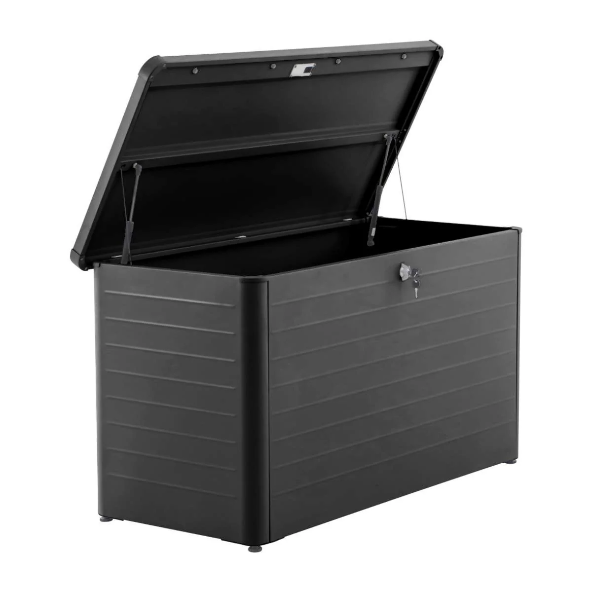 Pacific Lifestyle Rhode Island Small Galvanised Steel Cushion Box Black - Image 9