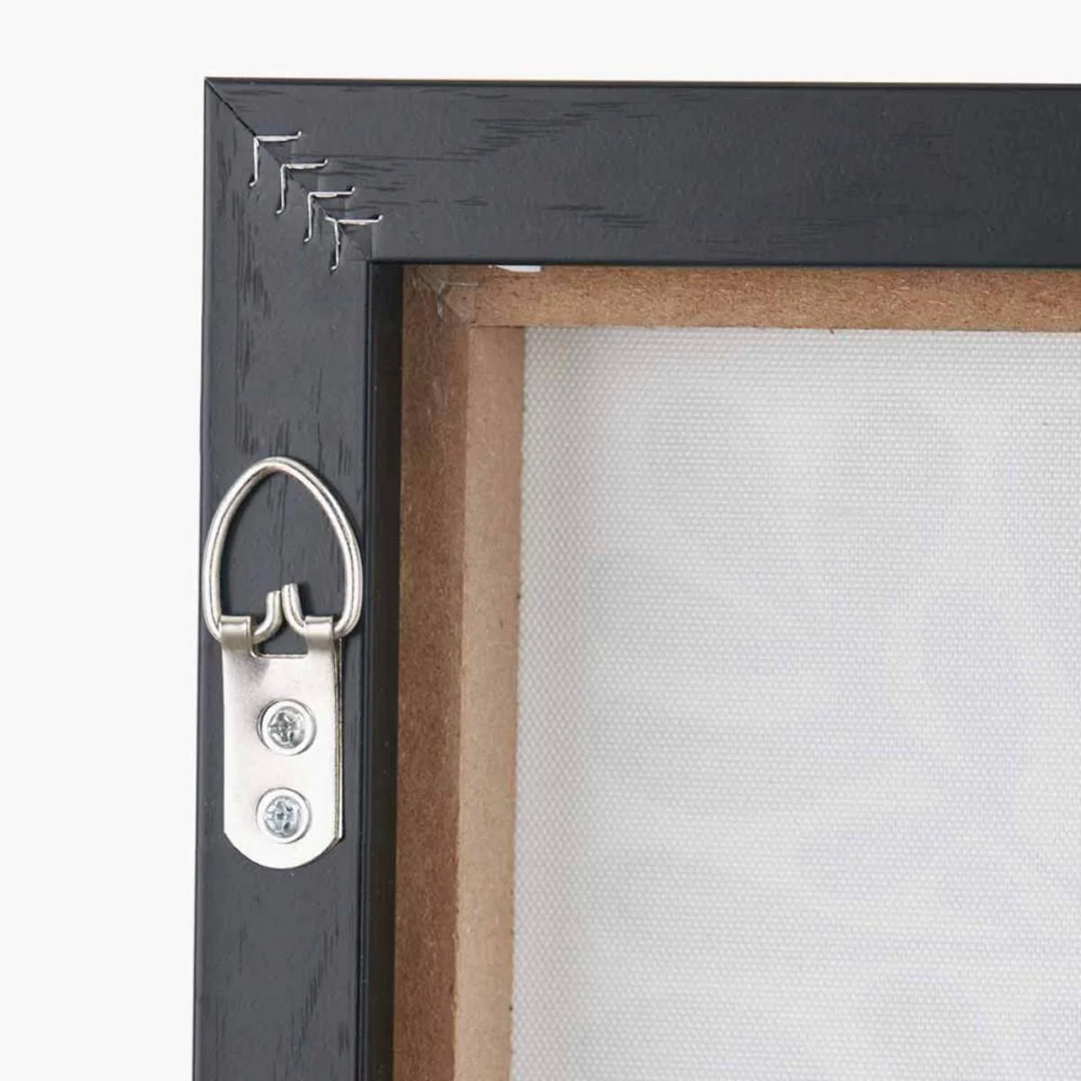 Pacific Lifestyle S/2 Black Leaf Print Square Canvases with Black Frames - Image 6