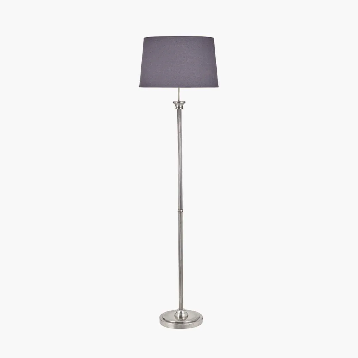 Pacific Lifestyle Salvatore Antique Silver Metal Floor Lamp Base - Image 7