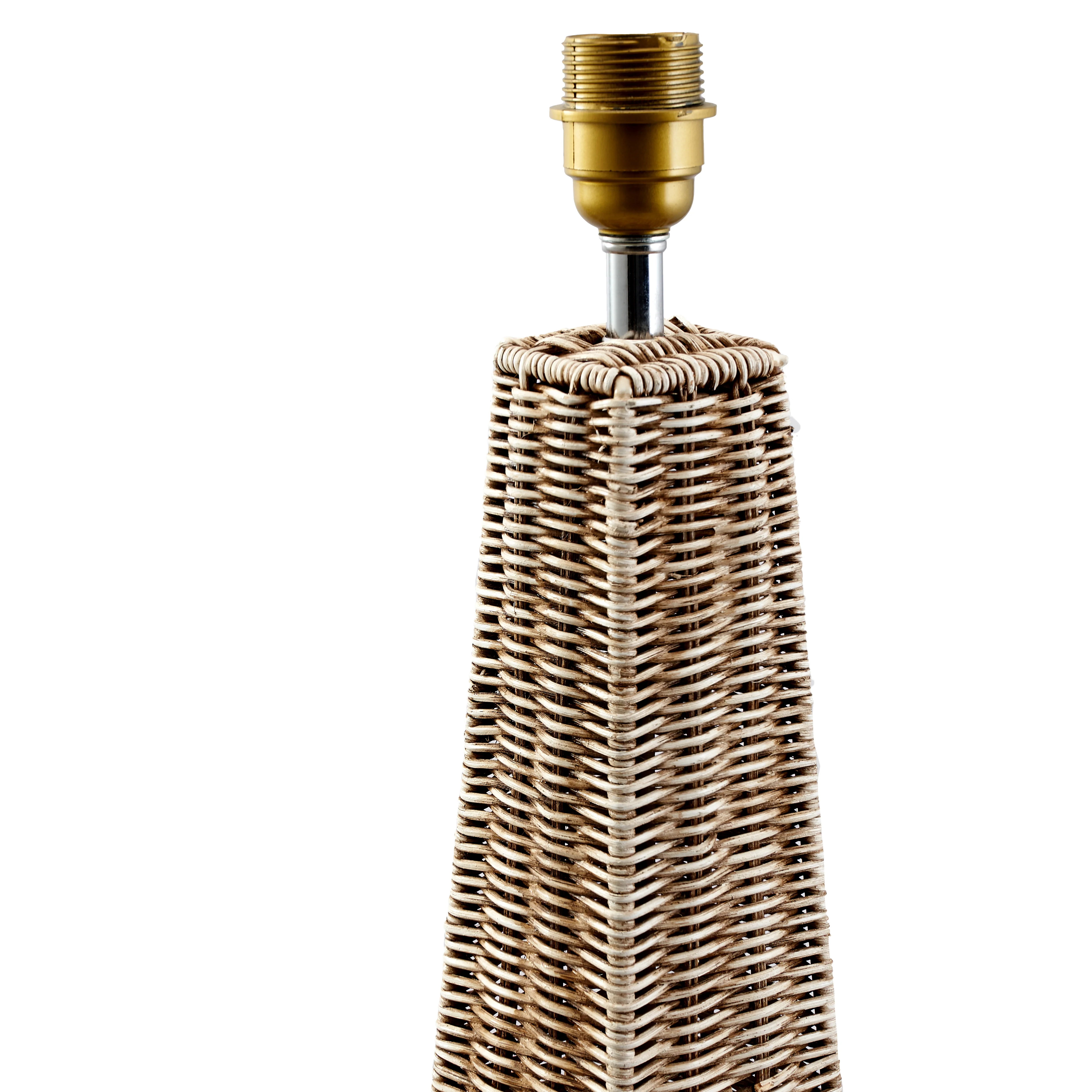 Pacific Lifestyle Seacomb Rattan Pyramid Floor Lamp Base - Image 4