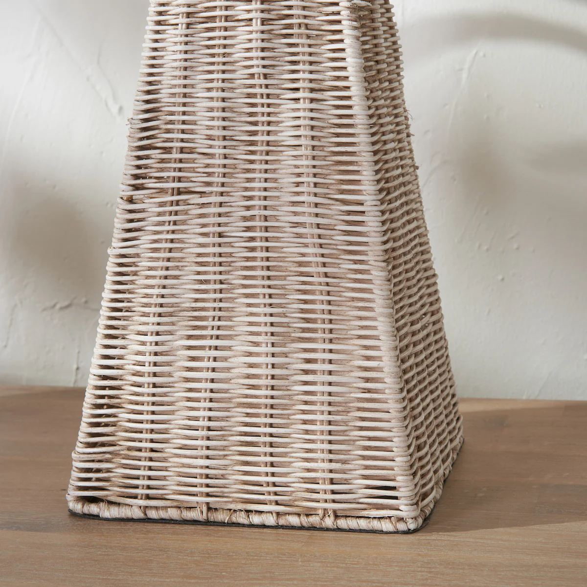 Pacific Lifestyle Seacomb Rattan Pyramid Table Lamp Base - Image 6