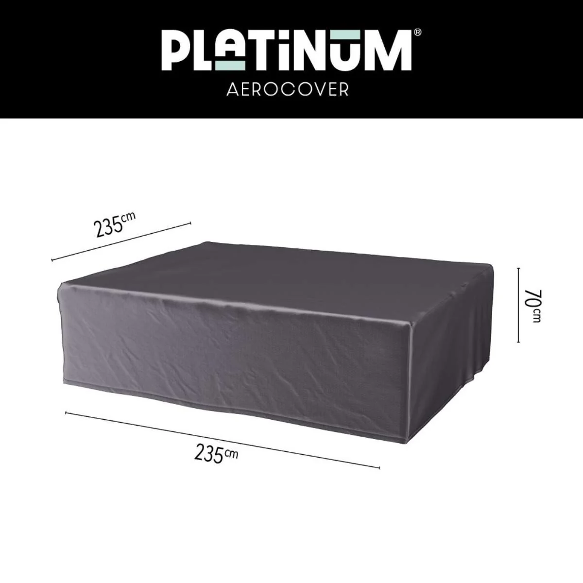 Pacific Lifestyle Seating Set Aerocover Square 235 x 70cm high - Image 4