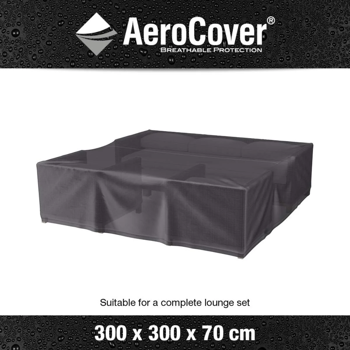 Pacific Lifestyle Seating Set Aerocover Square 300 x 70cm high - Image 2