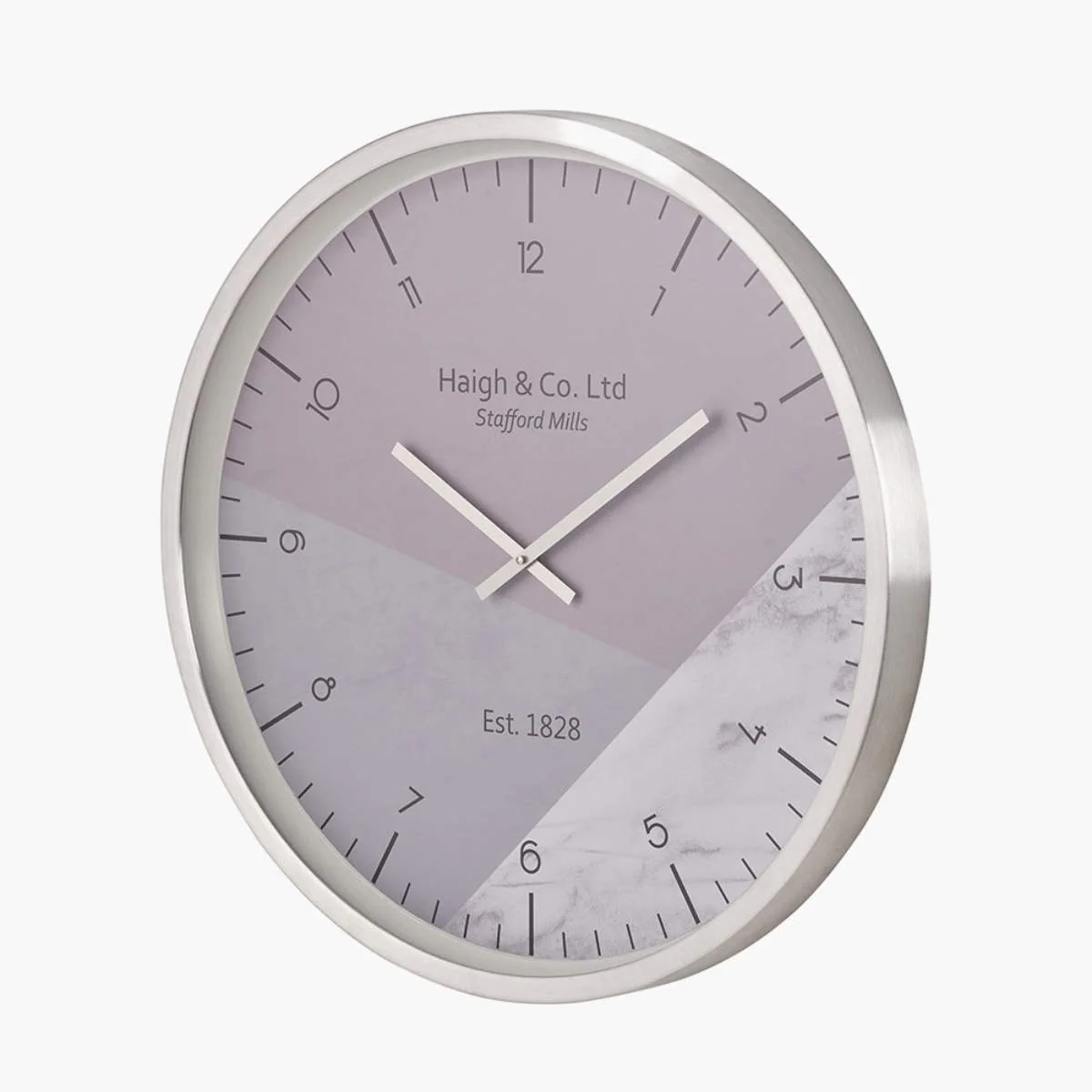 Pacific Lifestyle Silver Metal Printed Face Wall Clock - Image 3