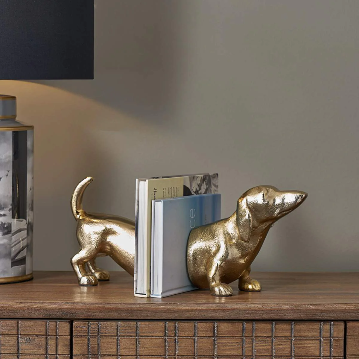 Pacific Lifestyle Metal Sausage Dog Book Ends - Image 17