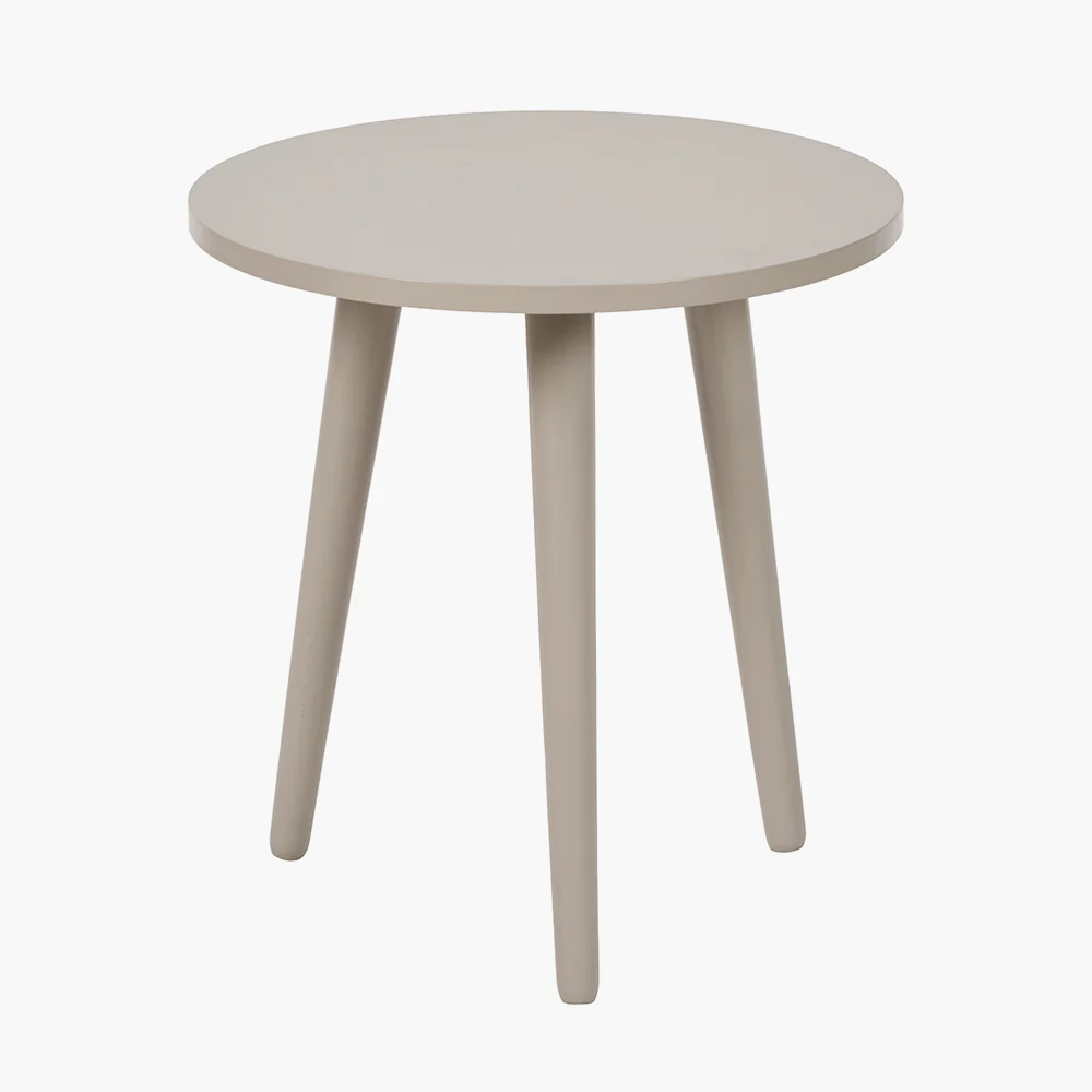 Pacific Lifestyle Sivert Putty Pine Wood Side Table - Image 3