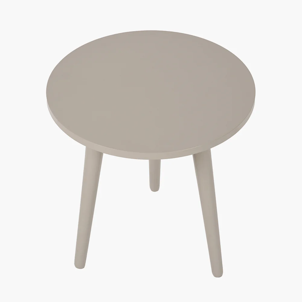 Pacific Lifestyle Sivert Putty Pine Wood Side Table - Image 4