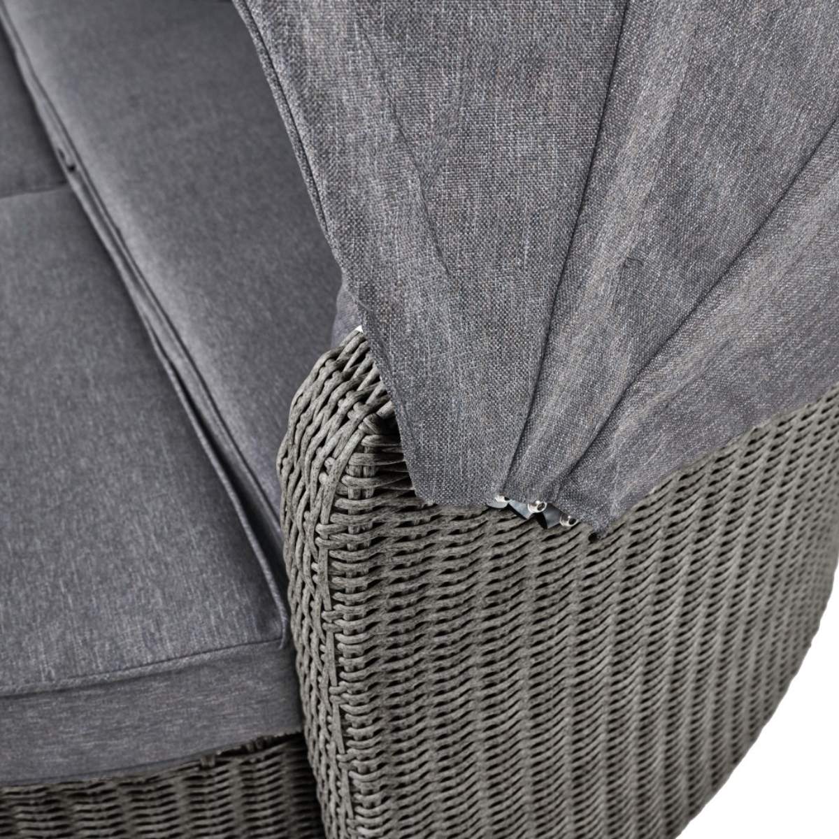 Pacific Lifestyle Slate Grey Bermuda Day Bed - Image 12