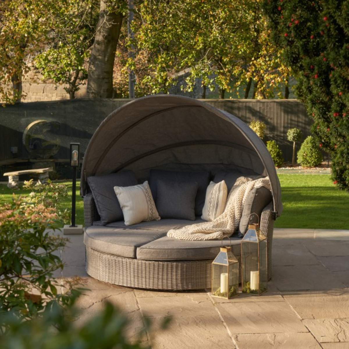 Pacific Lifestyle Slate Grey Bermuda Day Bed - Image 20