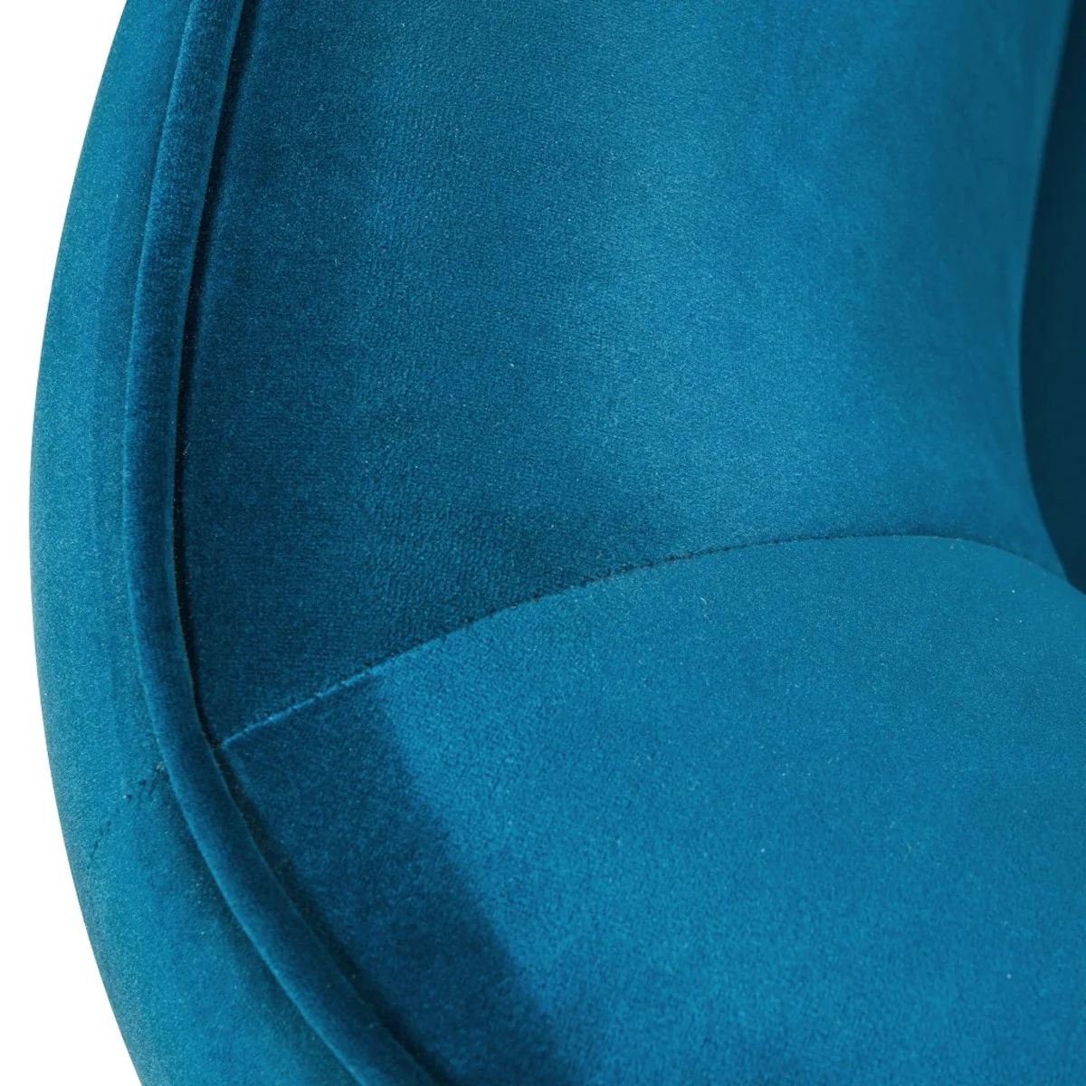 Pacific Lifestyle Soren Sapphire Blue Velvet and Metal Sofa - Image 12