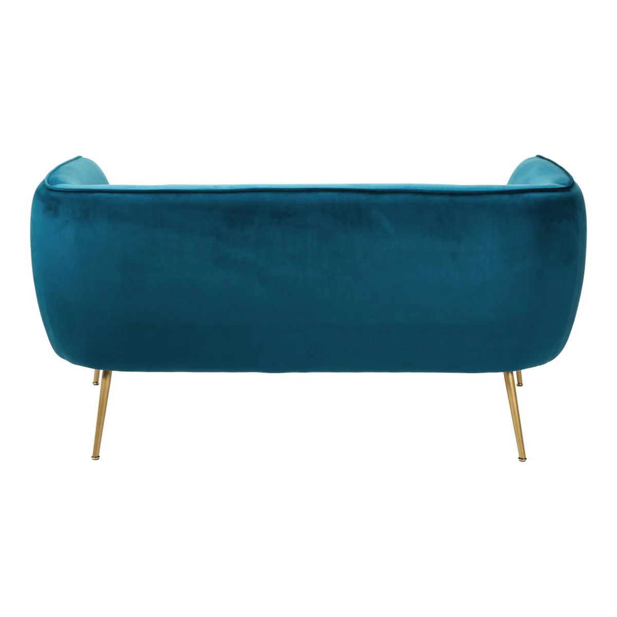 Pacific Lifestyle Soren Sapphire Blue Velvet and Metal Sofa - Image 3